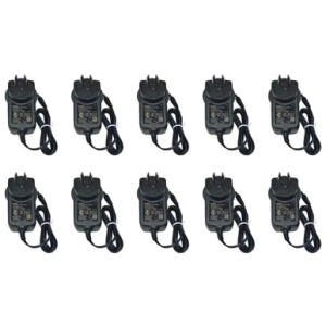 Pack 10 Fuentes 12v 3a Tira Led Cctv, Camaras, Modem Etc.
