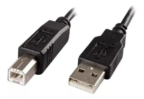 Cable Usb Noga 2 Mts Impresora 2.0 Compatible Con Todas Color Negro